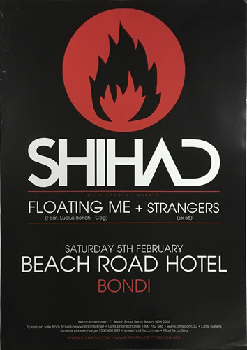 Shihad Tour Poster
