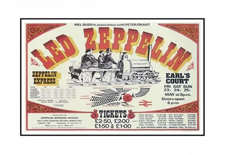 Zeppelin Express Earls Court, UK 1975