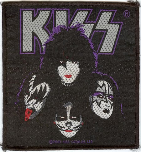 Kiss - 4 Faces Badge