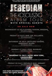 The Kosciuszko Album Tour