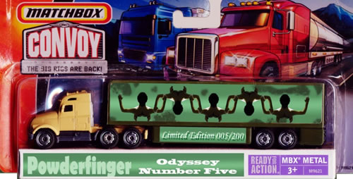 Odyssey Number Five Matchbox Truck