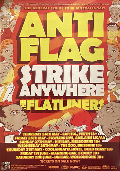 The General Strike Tour Australia 2012